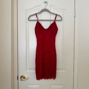 Windsor Red Bodycon Mini Dress